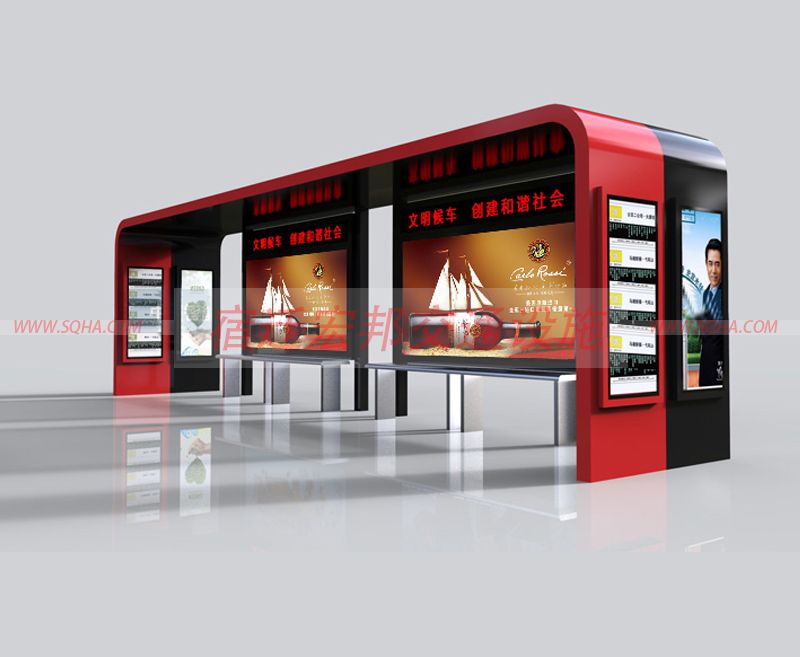 公交站臺候車亭 公交站臺候車亭