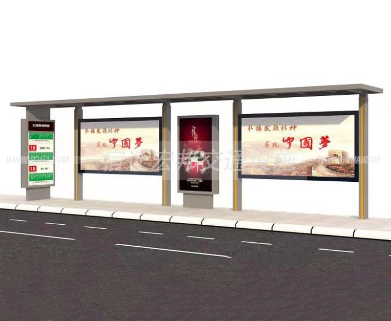 新式候車亭-新款候車亭生產(chǎn)、制作廠家