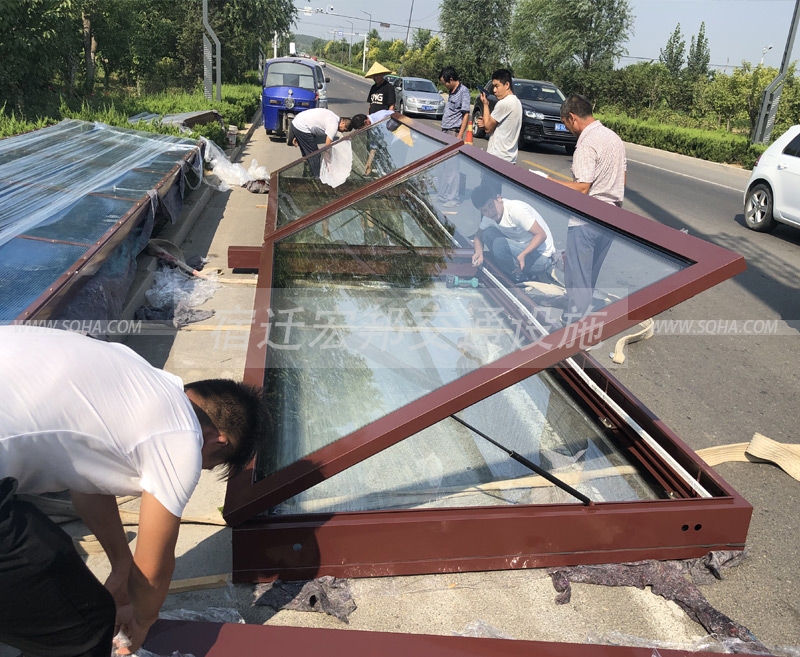 安徽候車亭安裝實例配圖二