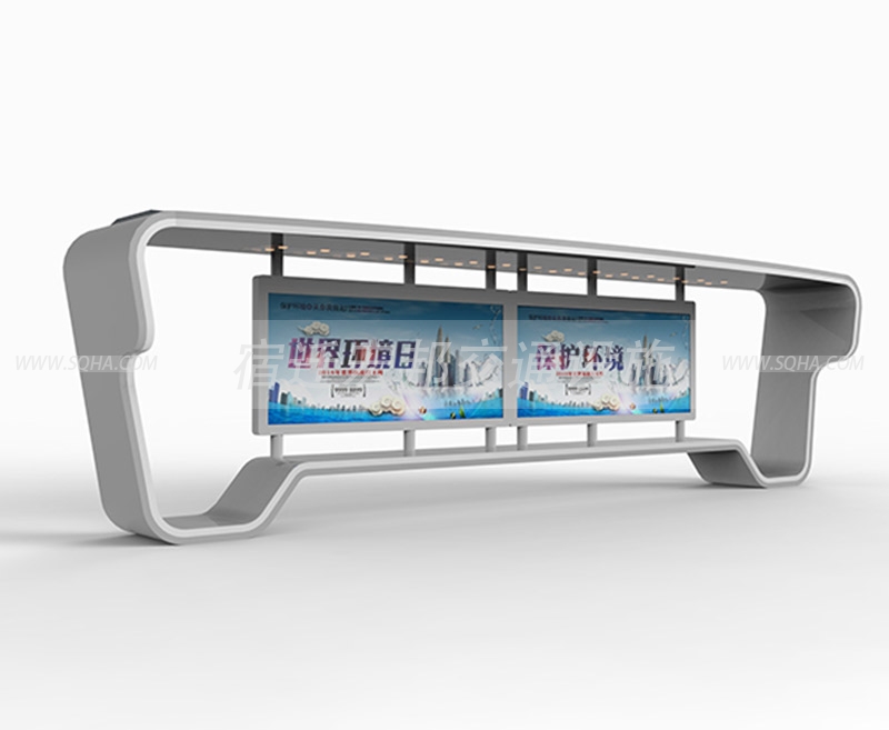城市公交站臺(tái)候車(chē)亭